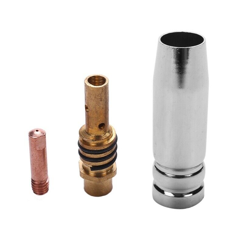 30Pcs 15AK Torch Machine Consumables MIG Torch Gas Nozzle Tips Holder for MIG I6