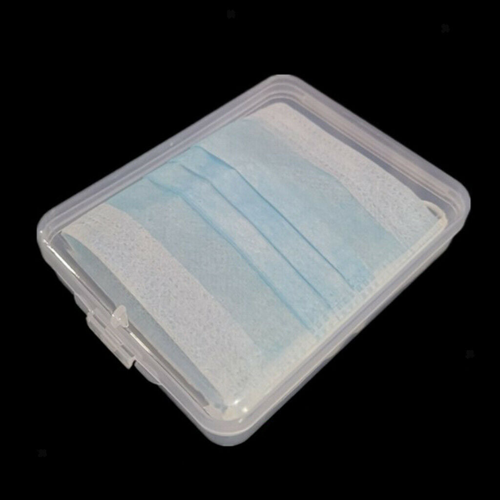 10pcs Clear Plastic Small Storage Box Box