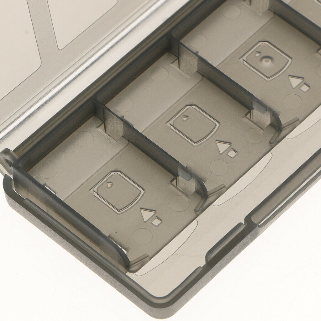 2 Pieces Game Card Holder 10 in 1 Storage Box for Nintendo Switch Black
