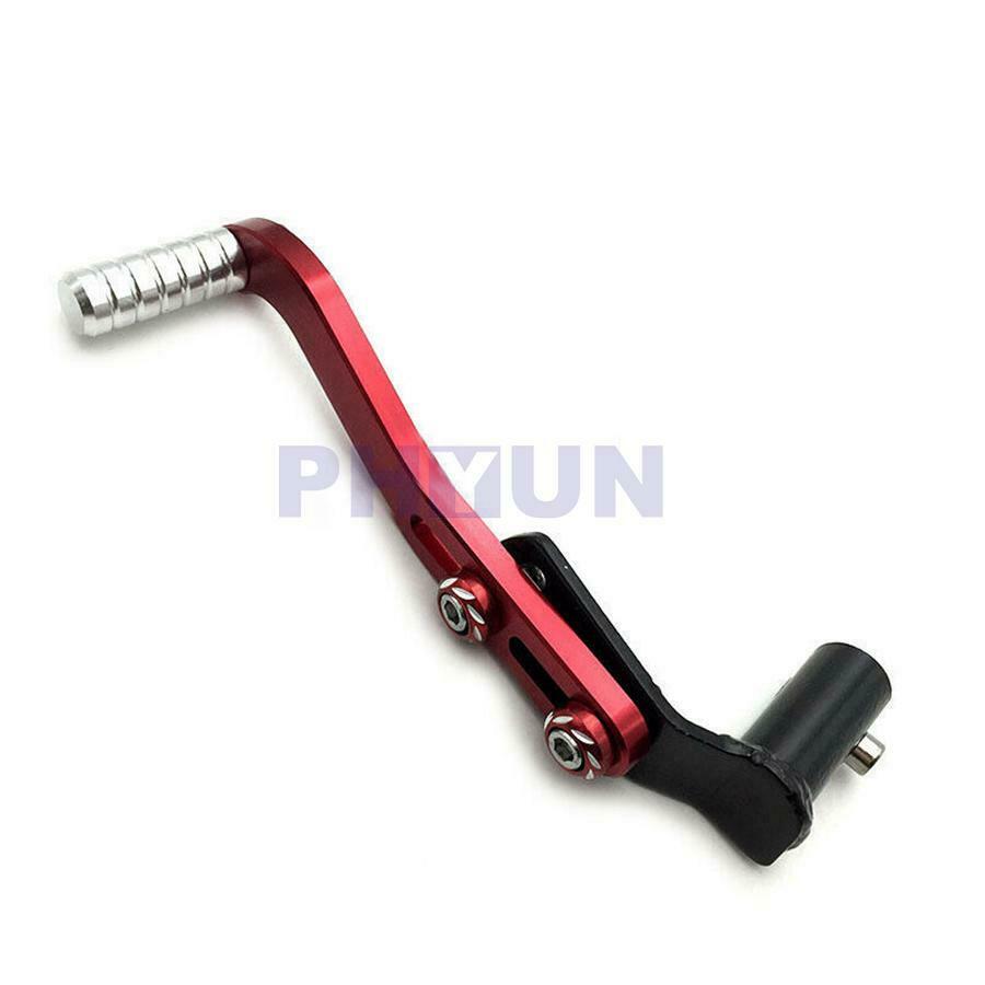 1Pcs Motorcycle Kick Starter Lever Shift Lever Red+Black Starting Bar Adjustable