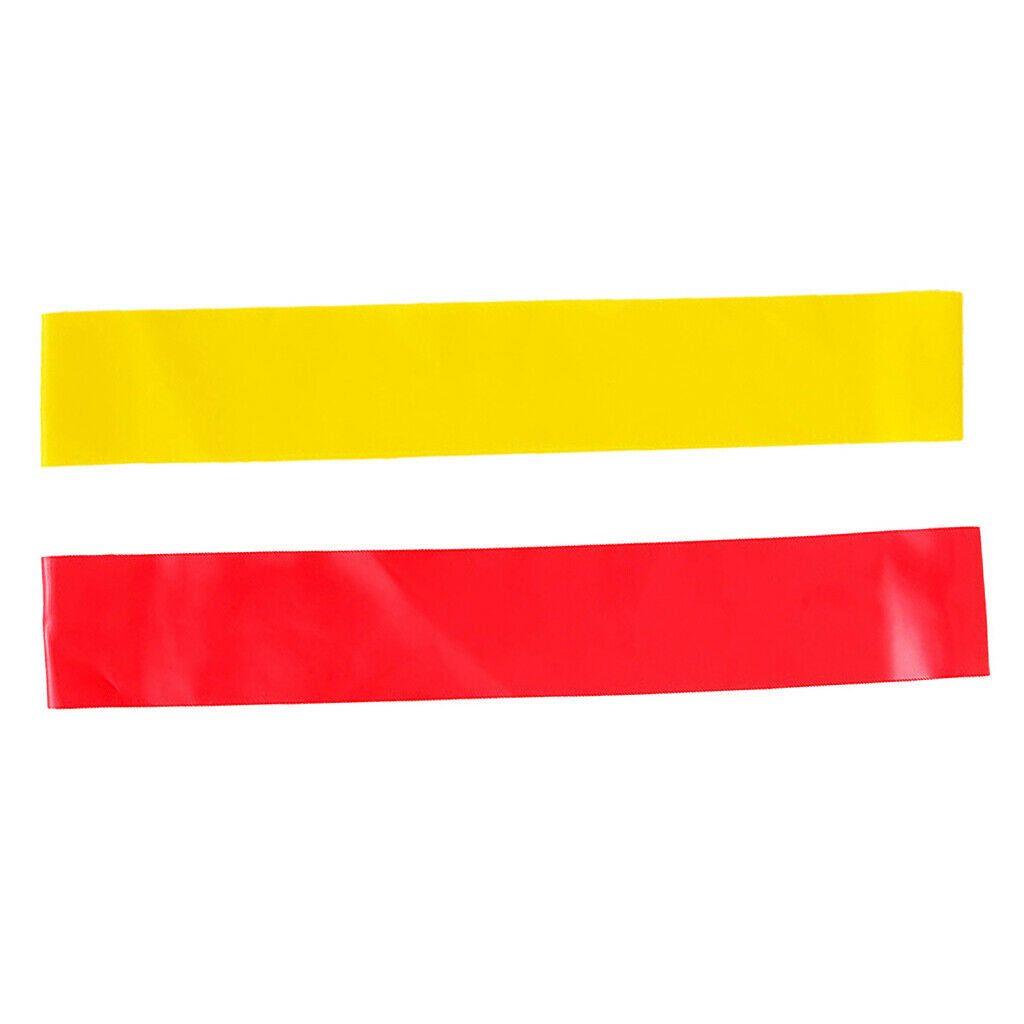 2x Ladies Resistance Band Loop Hips Circles Home Yoga Natural Latex Rehab