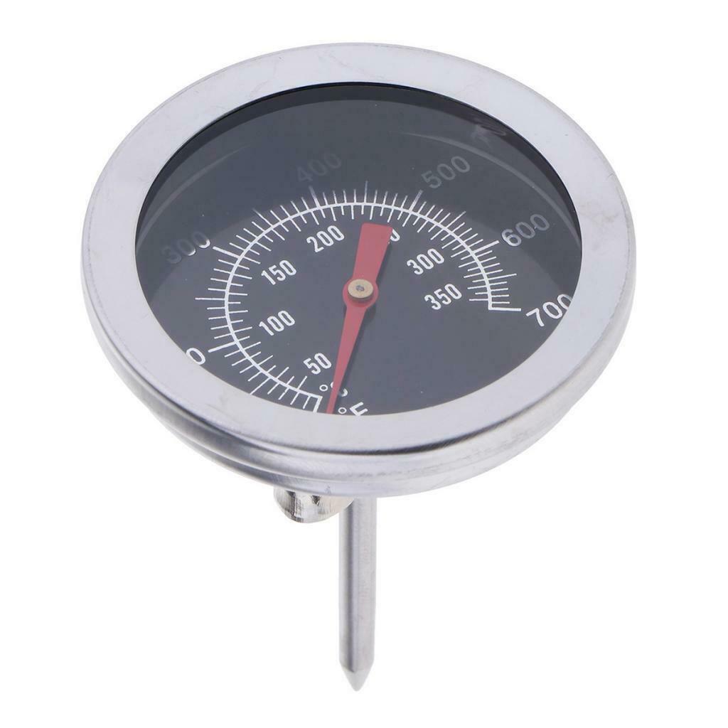 Stainless Steel Pit BBQ Smoker Grill Thermometer Temperature Gauge Tools 50-350â„ƒ