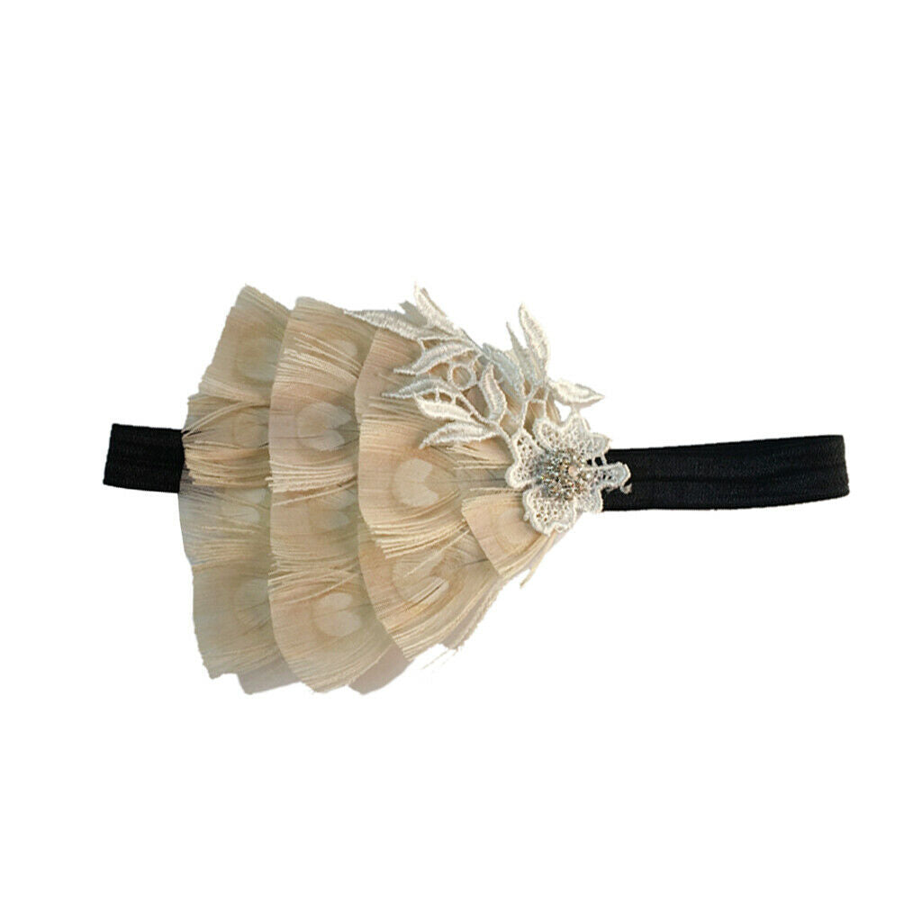 Flapper Headband Women's Fascinator Wedding Bridal Party Prom Hair Band Hair