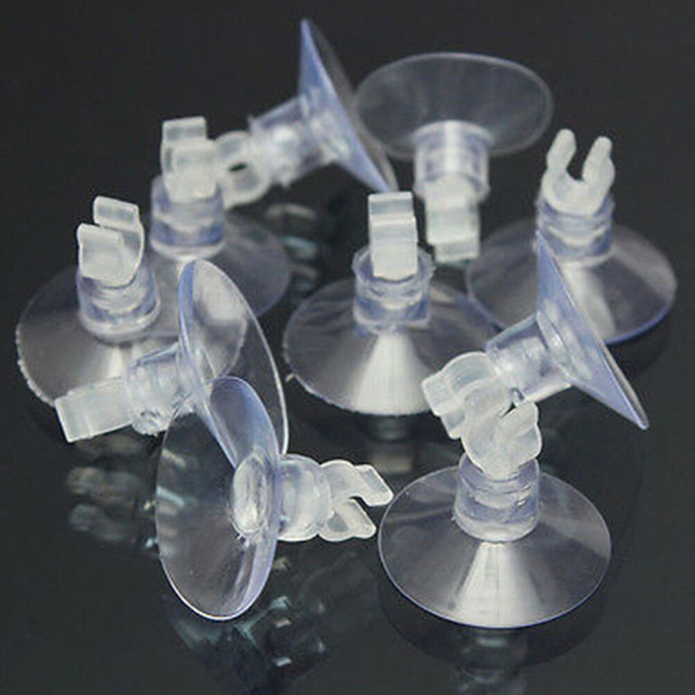 10* Aquarium Fish Tank Suction Cup Sucker Holders For Air Line Tube Hose P.l8