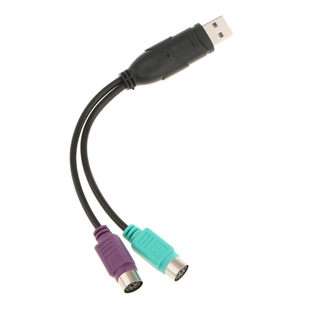 Adapter USB to PS2 converter USB to dual PS adapter for Ps2 mouse keyboard