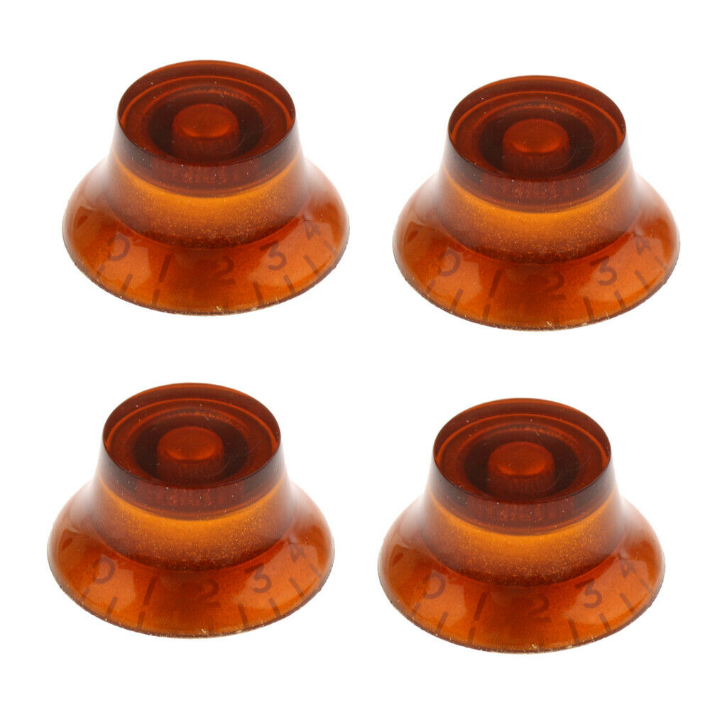 4 Pack Top Hat Guitar Speed Control Knobs for   LP Guitar Musical