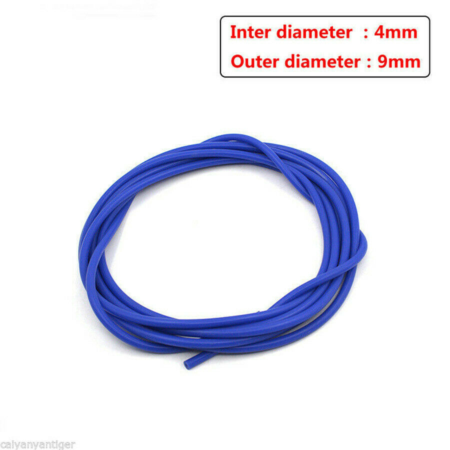 16.4ft 5M 4mm Silicone Vacuum Tube Hose Silicon Tubing for Car Cooling System
