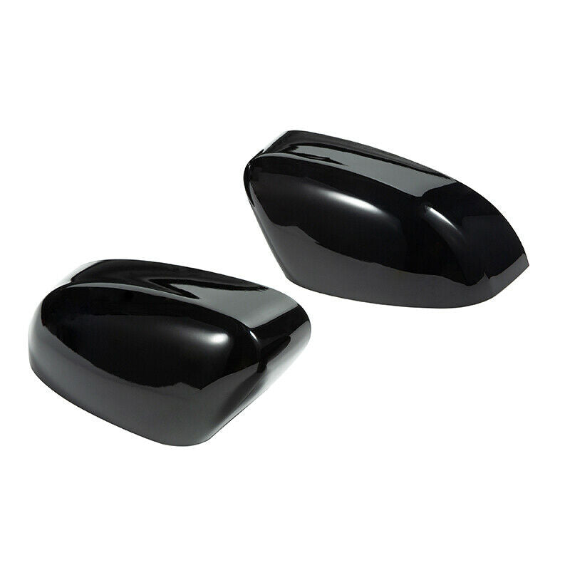 For Ford Focus MK2 MK3 Sedan Pair Rear View Mirror Cover Cap Trim Gloss Black