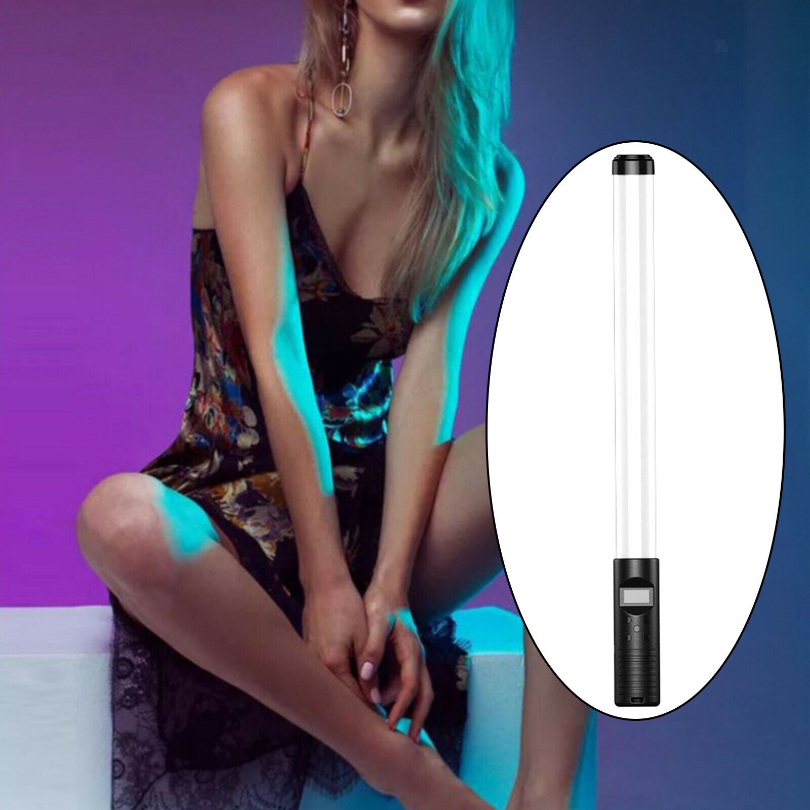 RGB LED Video Light Photography Bicolor Tube Lights Lighting 3000K-6500K