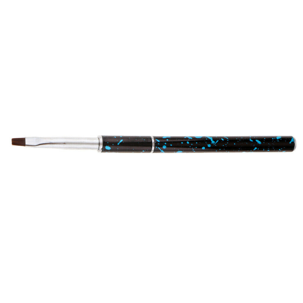 Mermaid UV Gel Nails Polish Nail Art Drawing Painting Pen Brushes 03Blue
