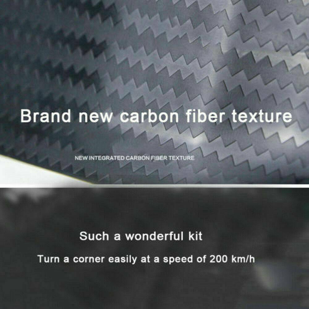 6.7" Universal Mini Spoiler Auto Car Tail Decoration Spoiler Wing Carbon Fiber*1