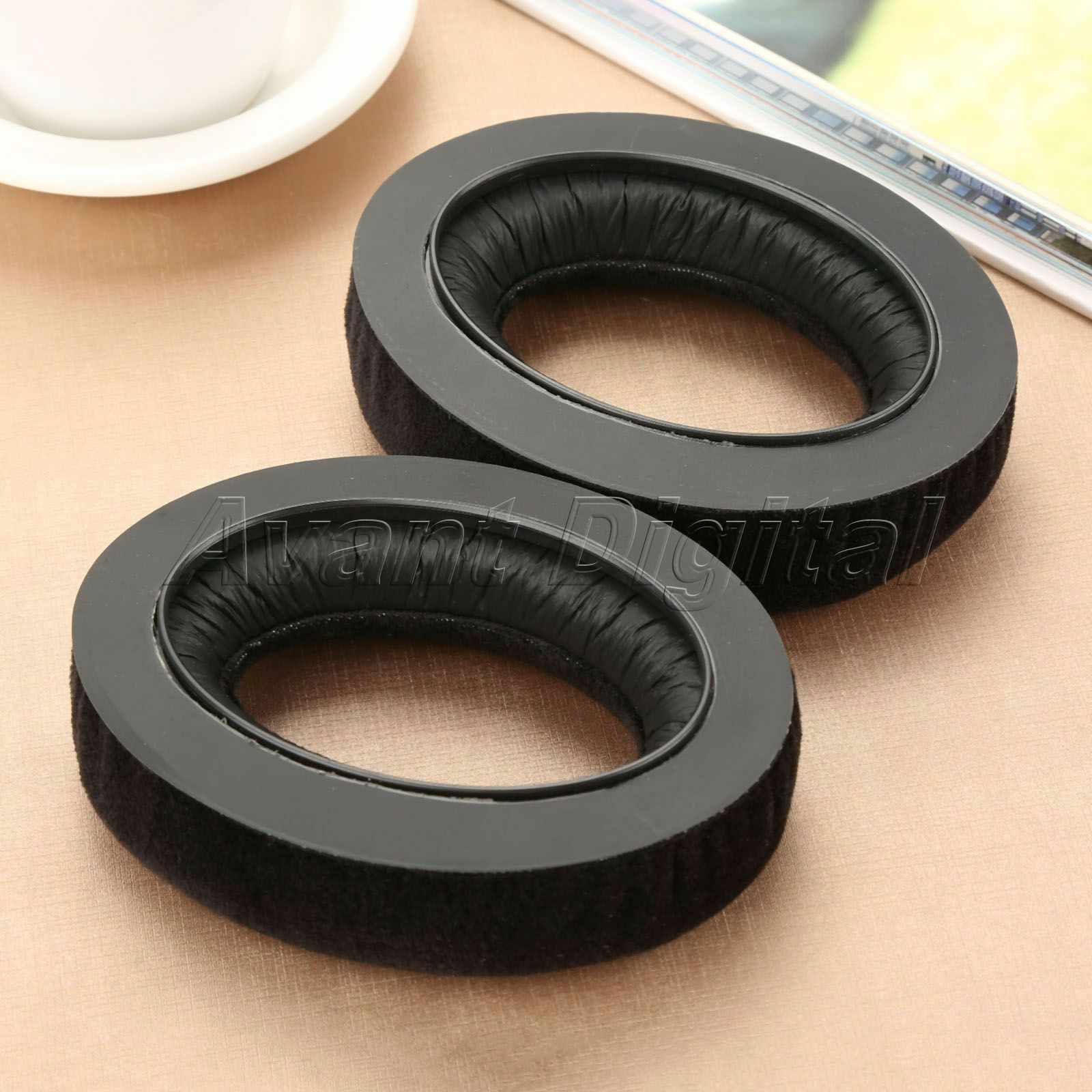 High Elasticity Soft Foam And Velour Earpads Replacement Pads Cushion 1 Pair