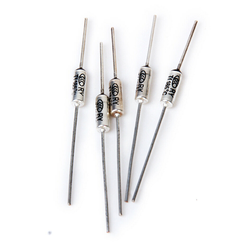 5pcs 185 Degree Temperature Fuse 10A/250V Fuse Temperature Fuse Rice Cooker