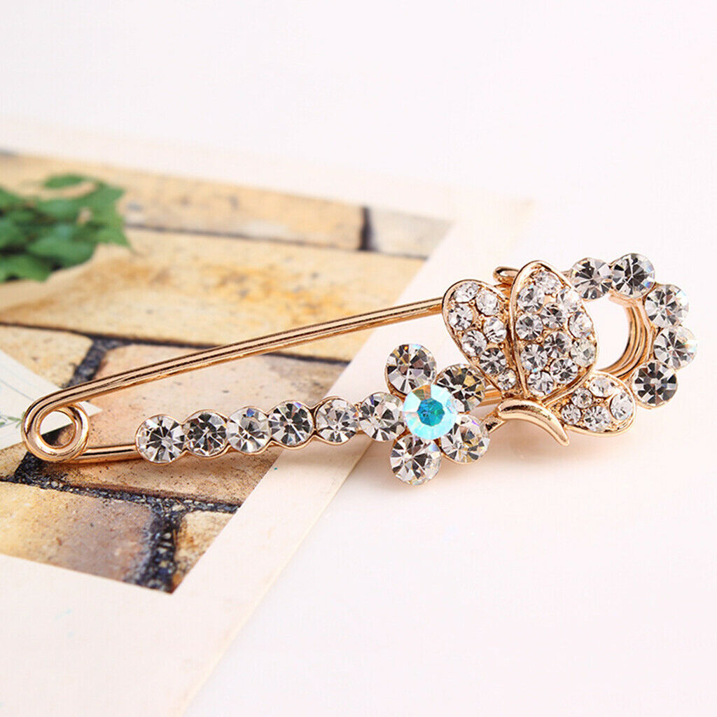 Insect Bug Butterfly Safety Pin Scarf Gown Clip Pin Wedding Party Supplies