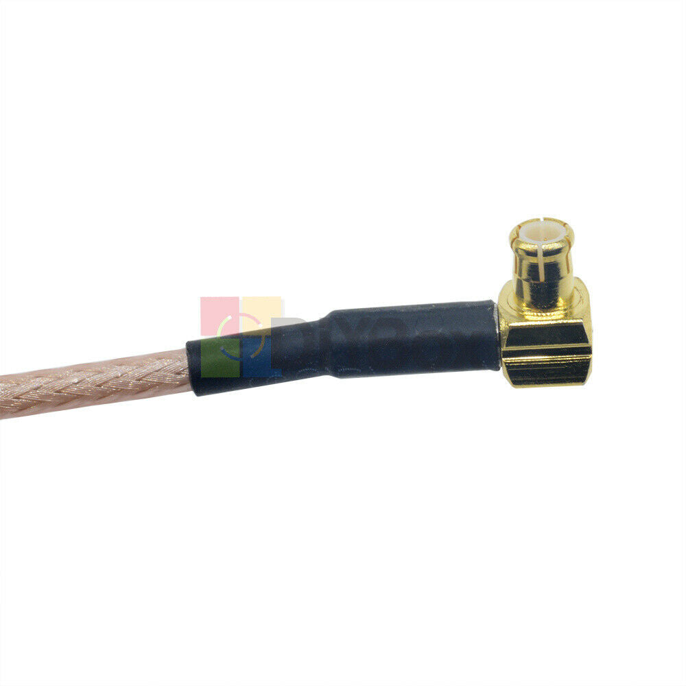15CM UHF SO239 Female Jack to MCX Male Right Angle RG316 Pigtail RF Cable