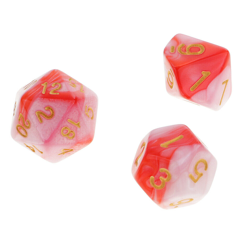 14 Pieces Polyhedral Dice for DND D&D Roleplaying Party KTV Game Props
