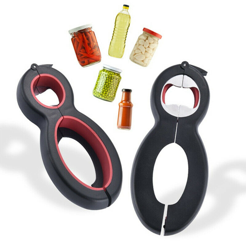 6 in 1 multifunctional screw to hold beer bottle opener kitchen supplies .l8