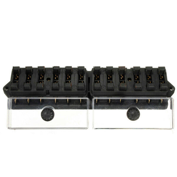 DC 12V Auto Car Boat 12 Way Circuit Standard ATO ATC Blade Fuse Box Block Holder
