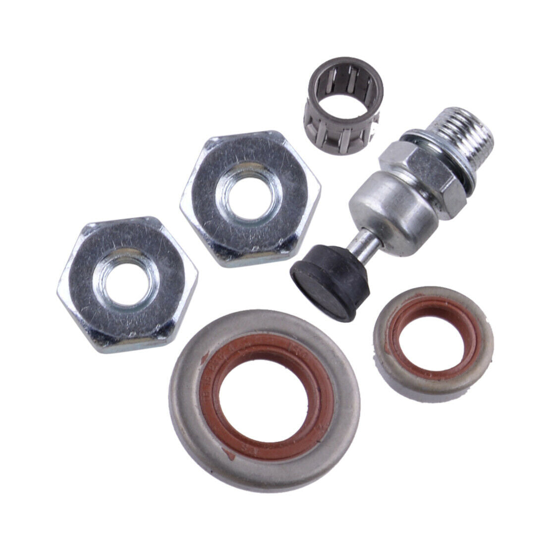 44.7mm Cylinder Piston fit for Stihl MS261 MS261C w/ Oil Seal Set Fuel Cap Valve