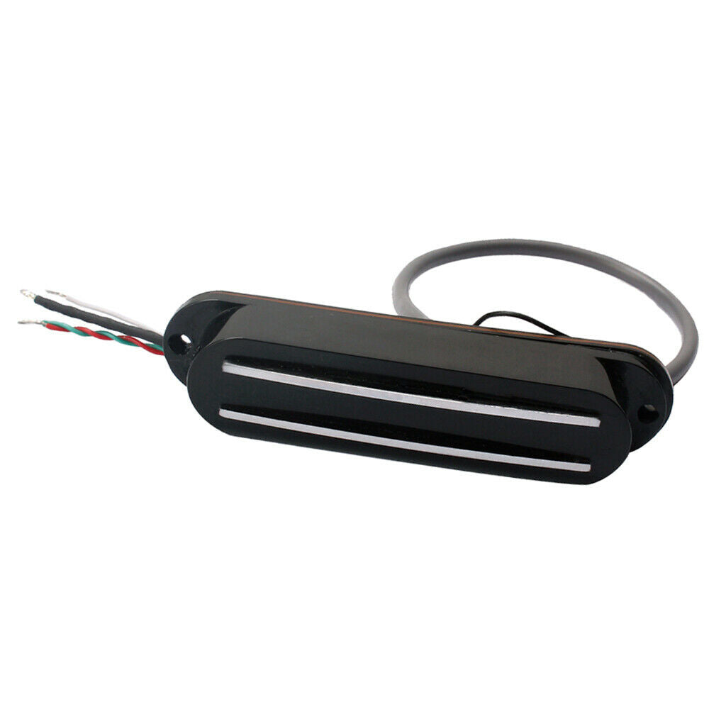 Dual Rail Guitar Pickup Double Coil 4 Wires  Pickup Bass Guitar DIY