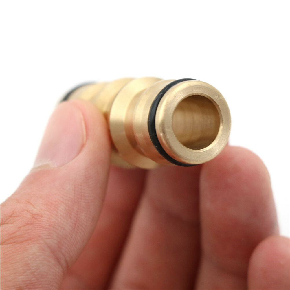 Brass Quick Hose Pipe Joint Connector Male to Male 1/2" Garden Pipe Extens.l8