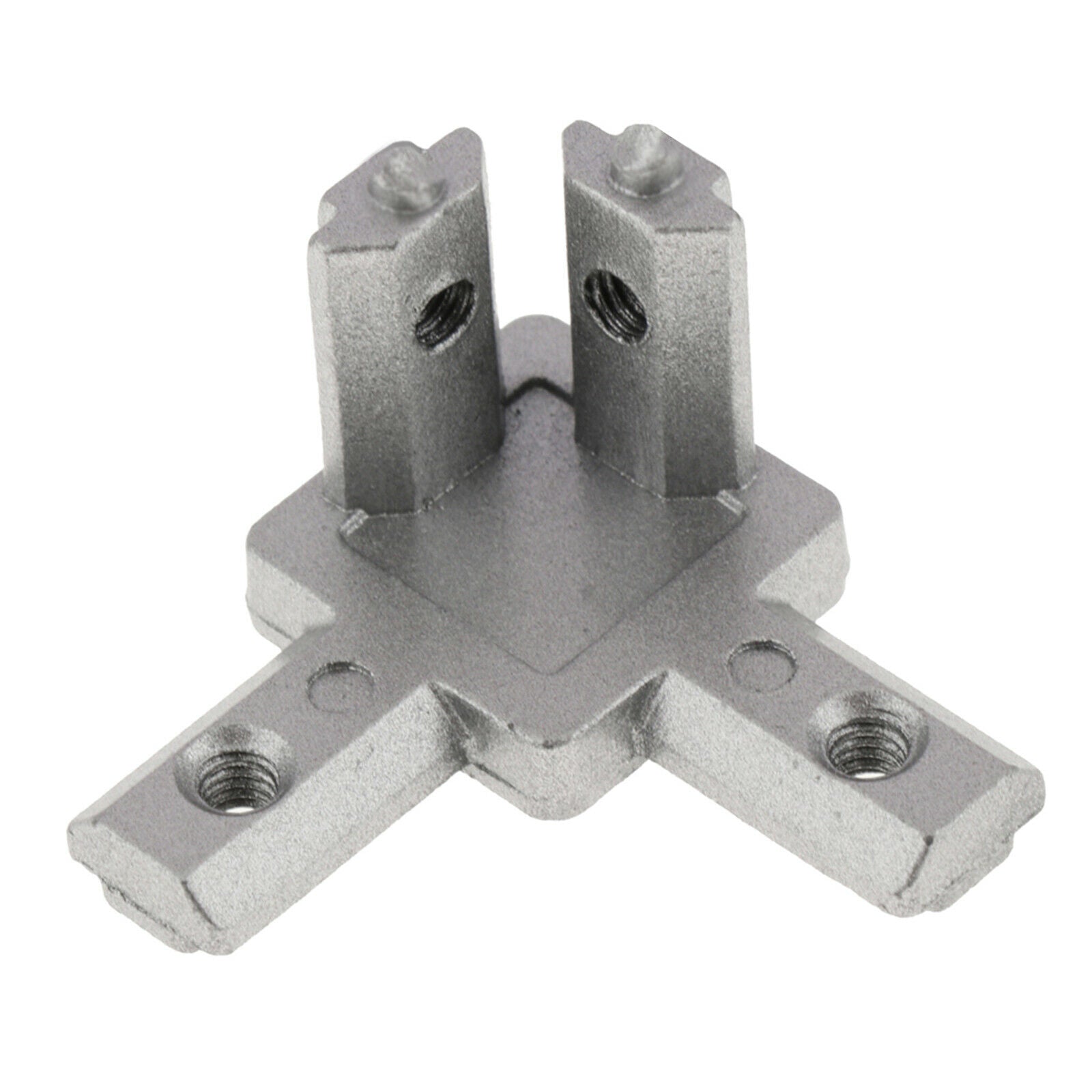 Aluminum T-Shaped 3-Way L-Shape 90 Â° Angle Inside EU 2020 Connector