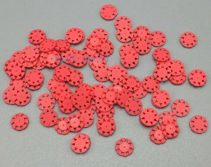 1000pcs Memo Discs Memory Disc For Dental Files Counters Endo Safety Usage Red