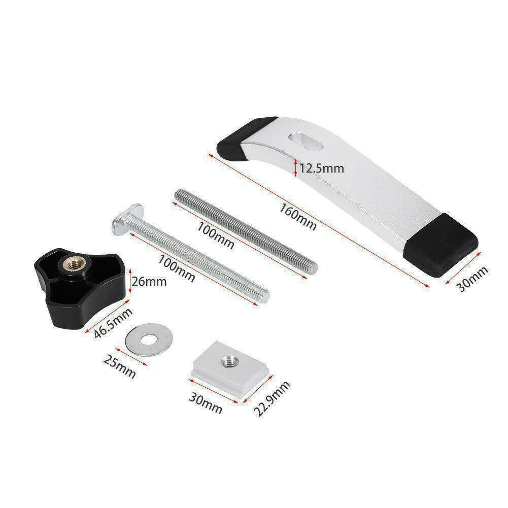 T-track T-slot Miter Track Jig Fixture Aluminium Alloy Woodworking Tool Kits