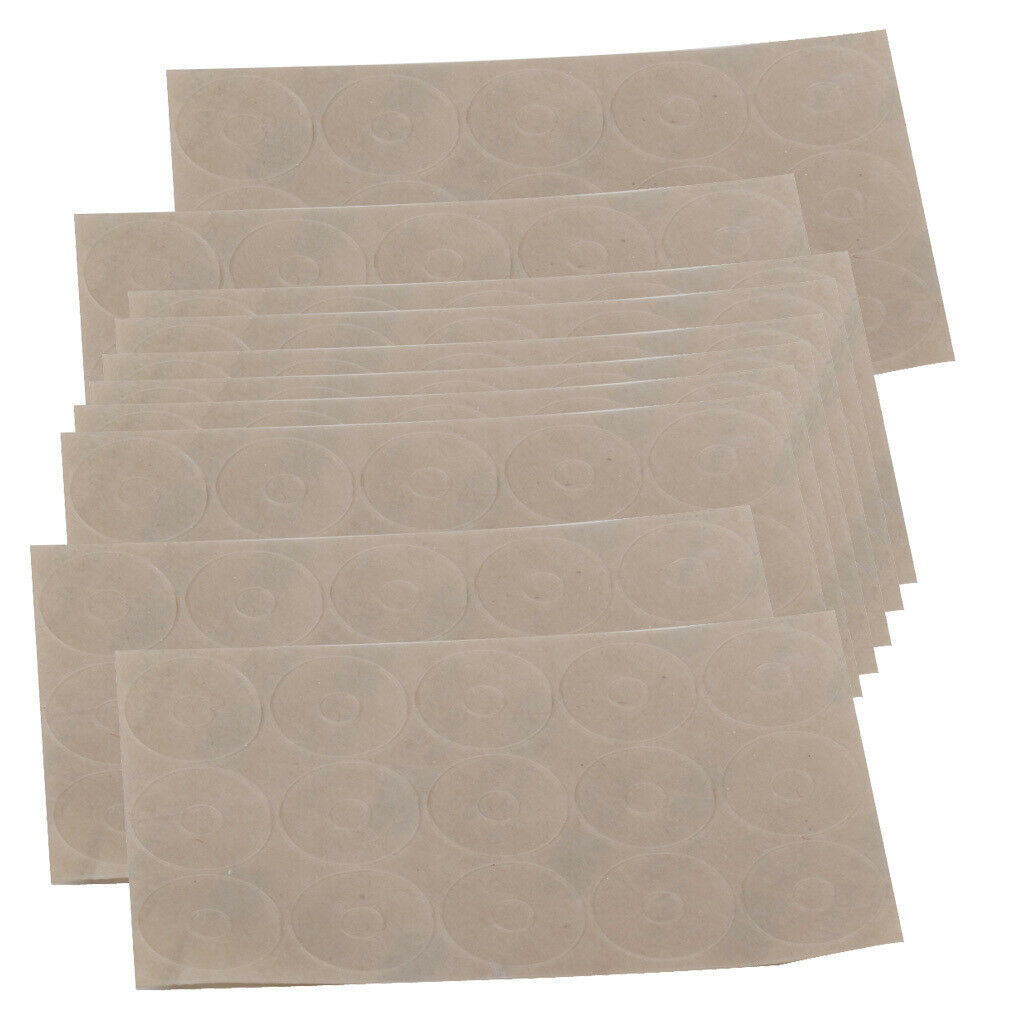 10 Sheet 150 Pieces Silicone Gel Ruler Grips Non Slip Adhesive Rings Craft