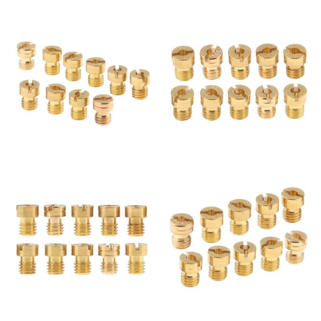 Set of 40 Carburetor Main Jet Parts Kit 108 115 116 118 124 for PWK FCR 8mm