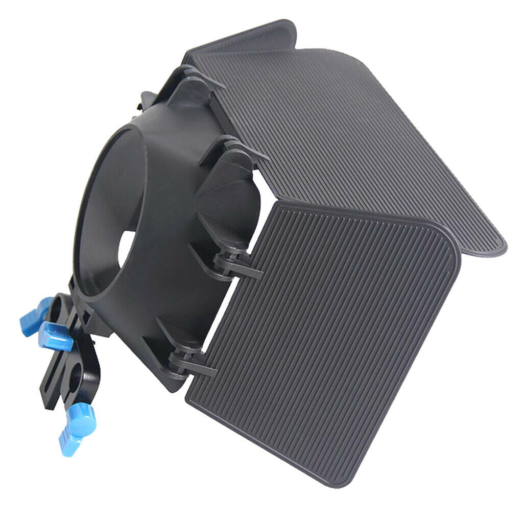 Rotating Matte Box with Universal Set of Rings Digital Camera Holder 15mm Rods