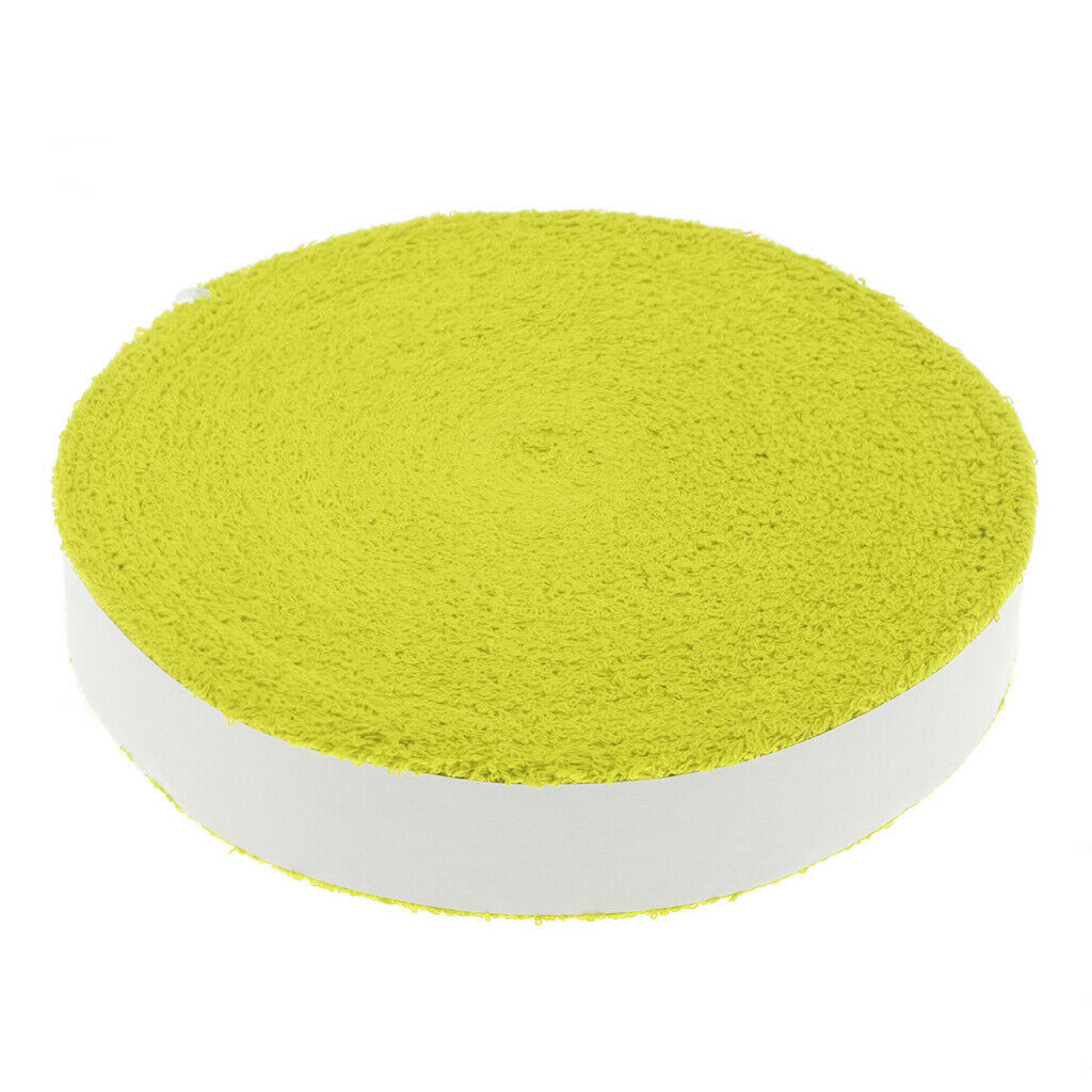 Towel tape for tennis squash badminton racket overgrip yellow