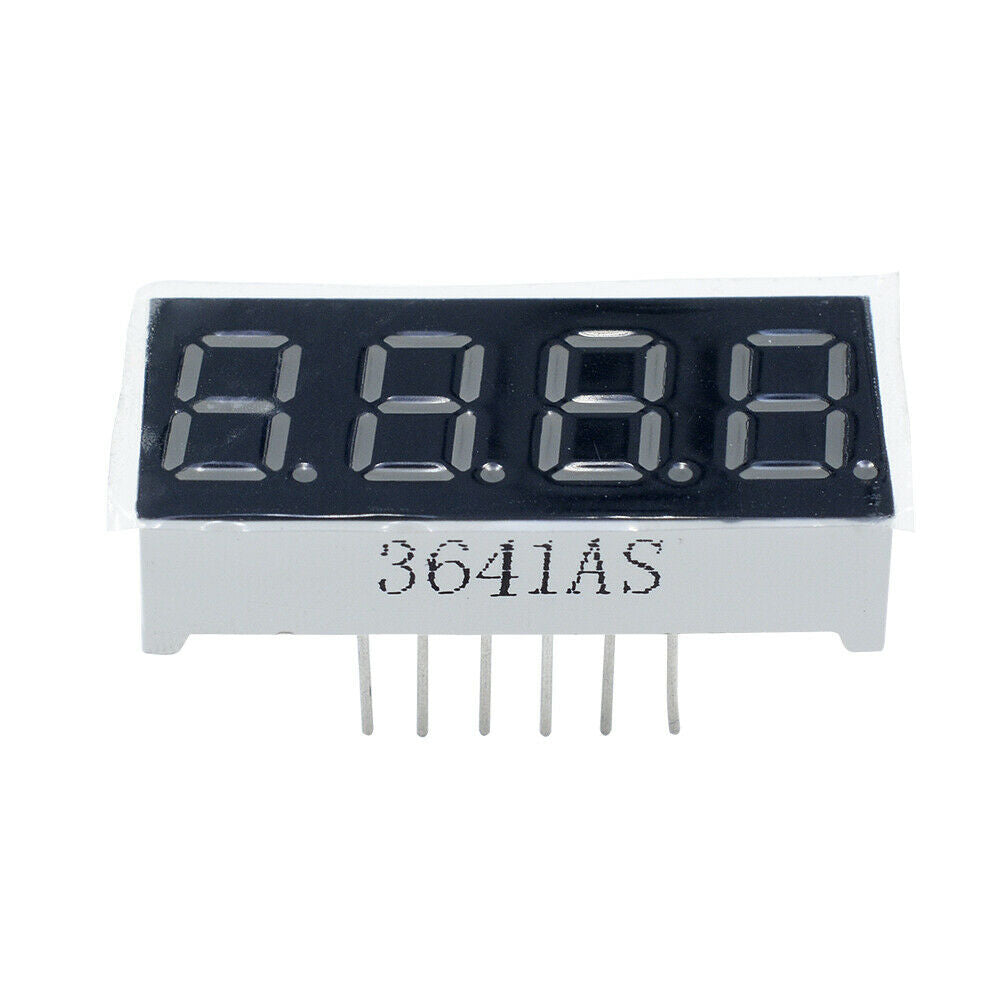 5PCS 0.36 inch 7 Segment Digital LED Tube 4 Common Cathode Display 0.36" RED LED