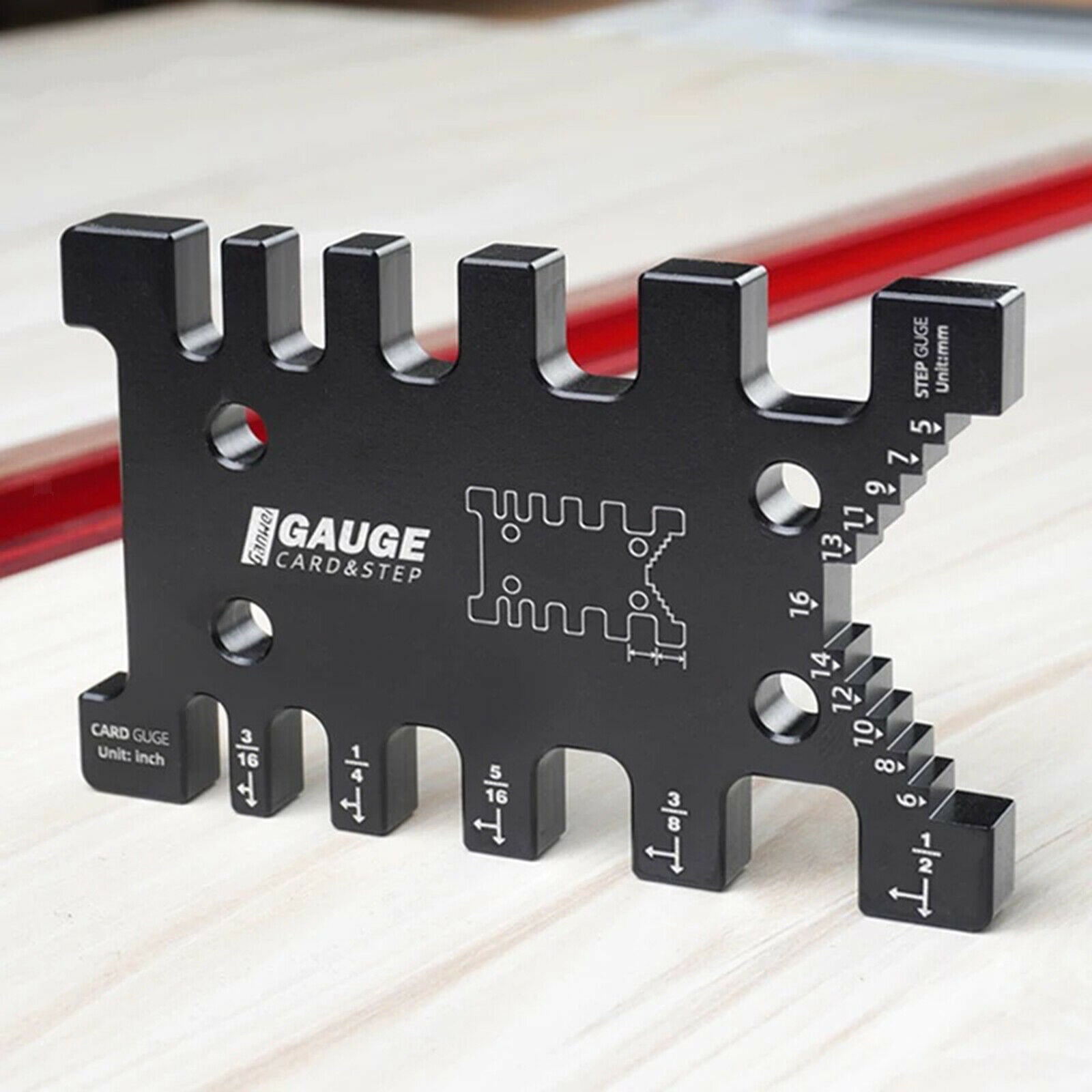 High Precision Dovetail Tenon Caliper Mortise Carpentry Saw Measuring Ruler