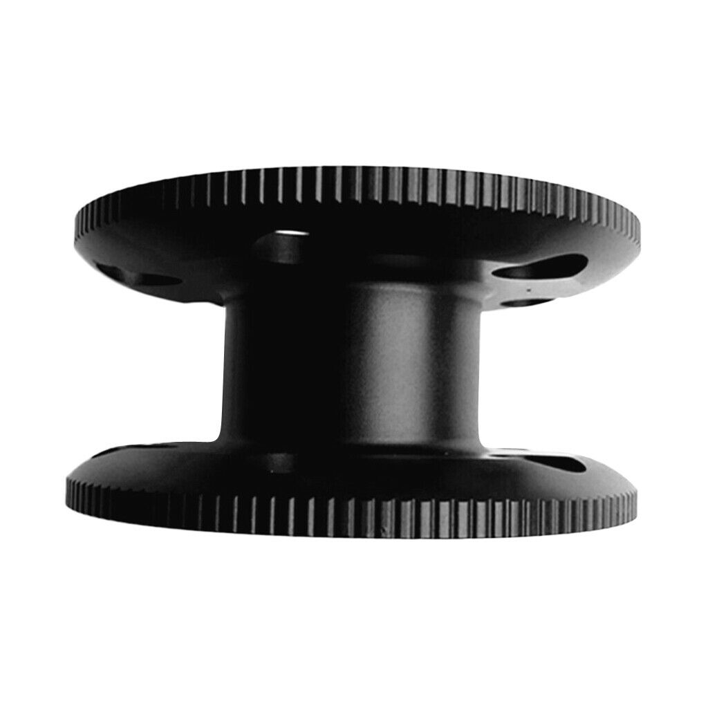 2 Pieces Aluminum Alloy Compact Finger Spool Dive Reel Guide Line Spool for