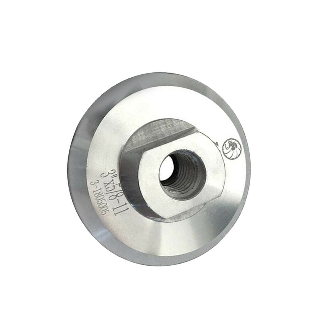 Aluminum Back Holder for Diamond Polishing Pads 5/8"-11 Thread 3inch
