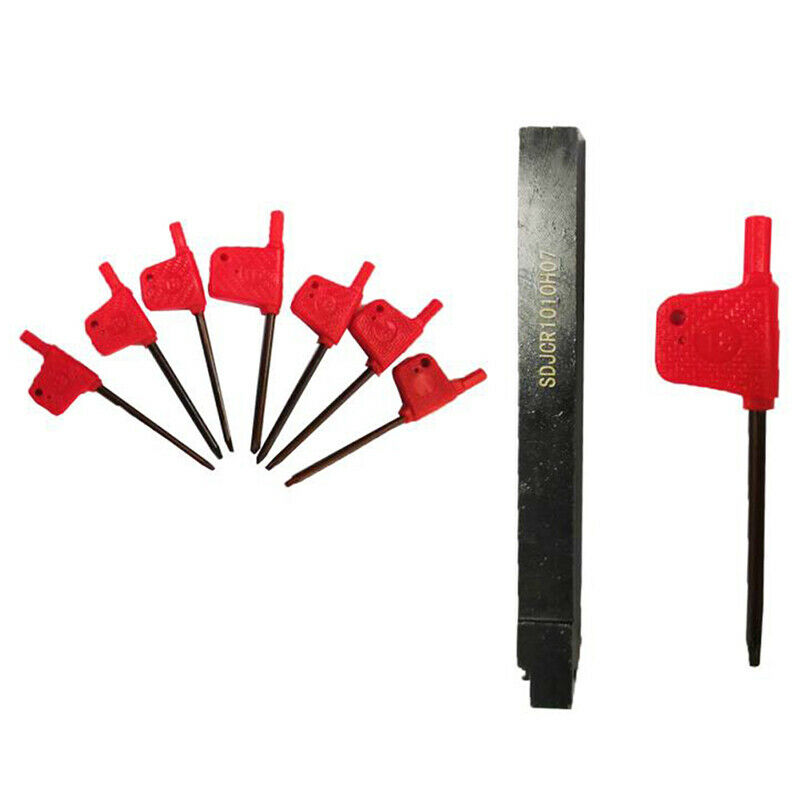 21PCS Solid Carbide Inserts Holder Boring Bar For Lathe Turning Tools S4O9B SJ
