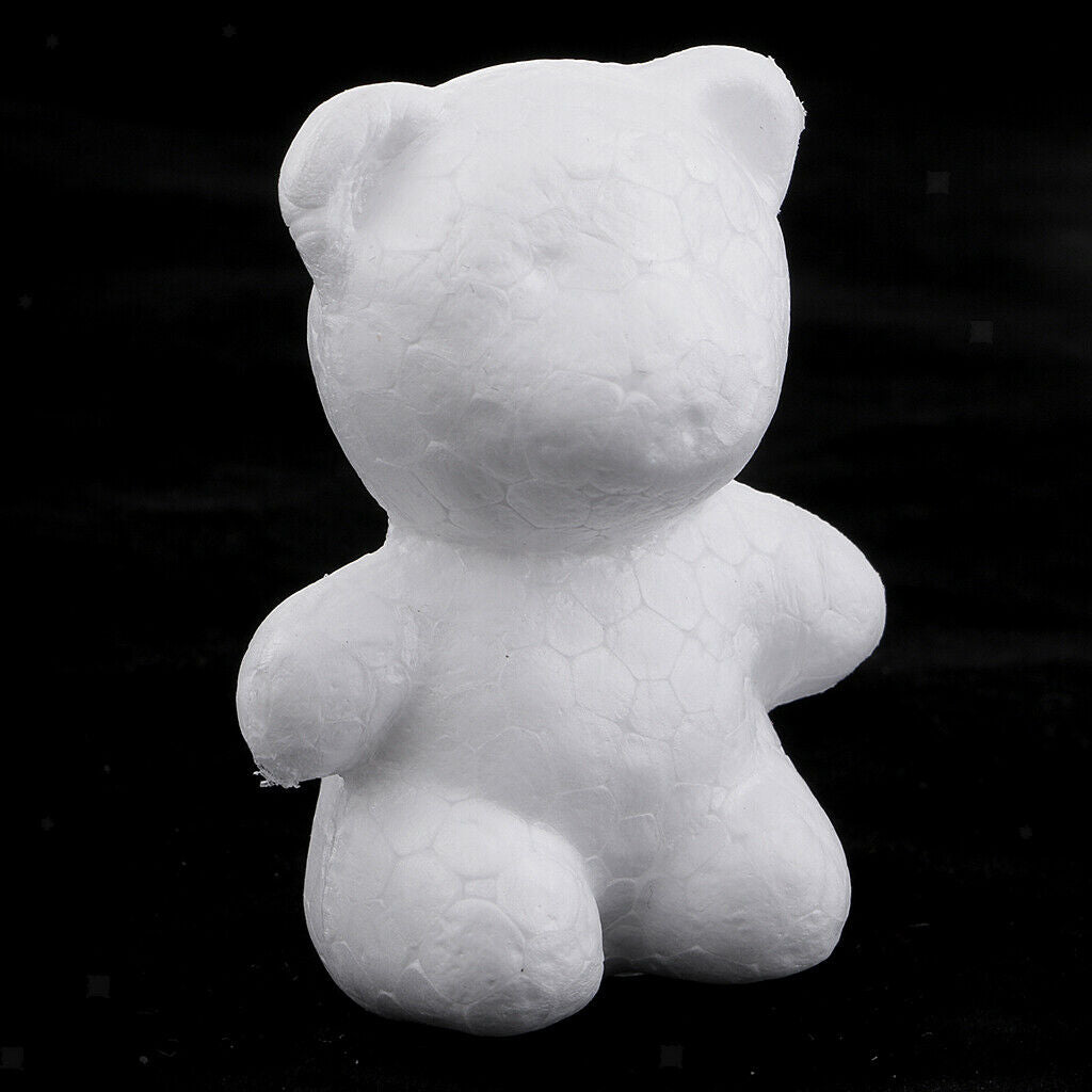 20 pieces of bear-shaped modeling styrofoam foam Creative DIY children