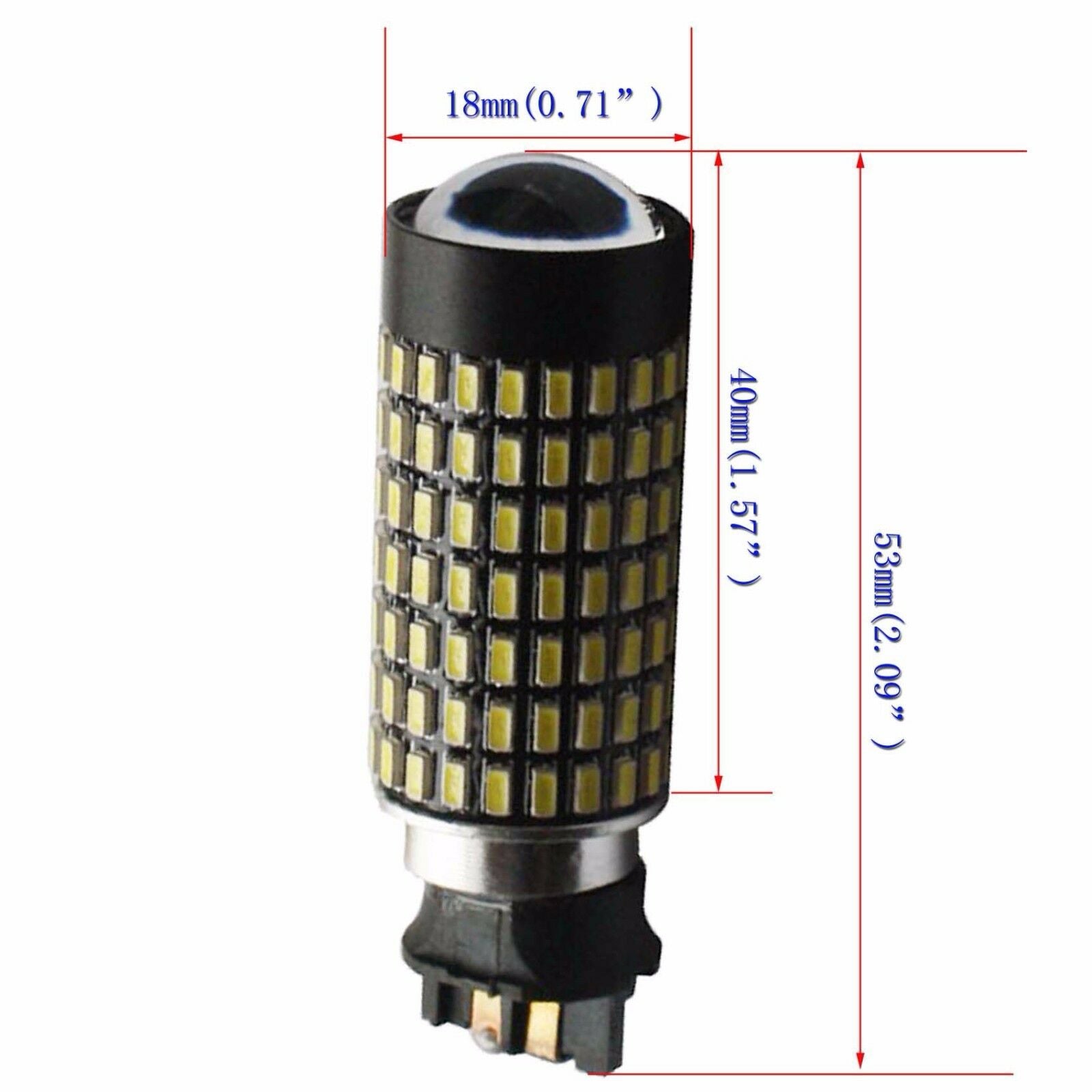 White PW24W LED Bulbs For BMW F30 3-Series Halogen DRL LED Daytime Running Light
