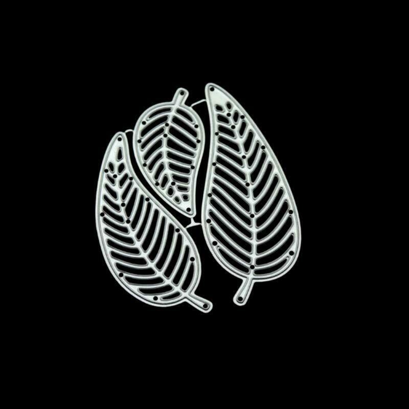 Hollow Leaves DIY Metal Cutting Dies Stencil Scrapbooking Album Paper Card Craft