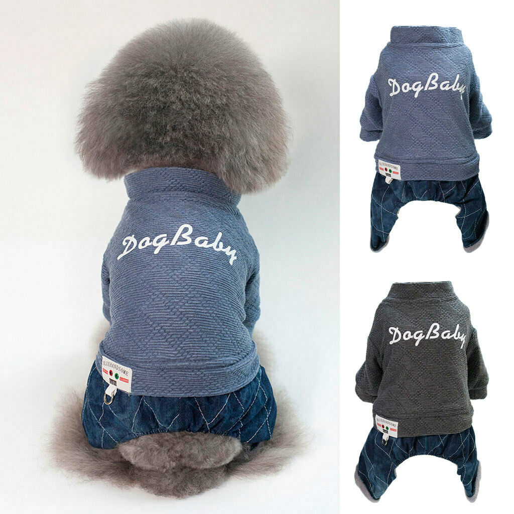 Dog Coat Cold Weather Warm Jacket for Small Medium Large Dog Light Blue S