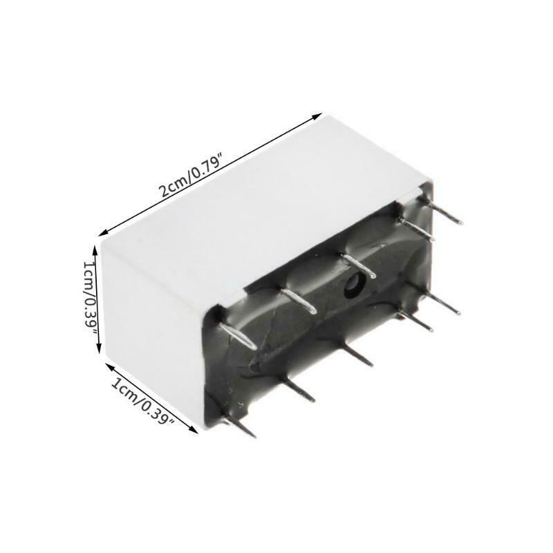 5V Coil Bistable Latching Relay DPDT 2A 30VDC 1A 125VAC HFD2/005-S-L2-D Realy