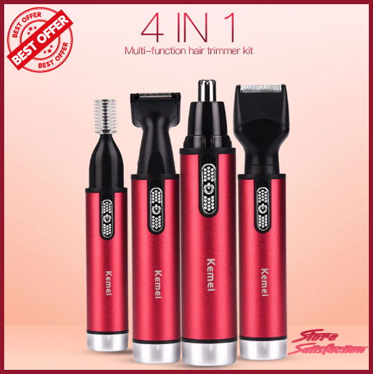 4 In 1 Electric Ear Nose Trimmer Hair Clipper Shaver Beard Trimer For Men Women