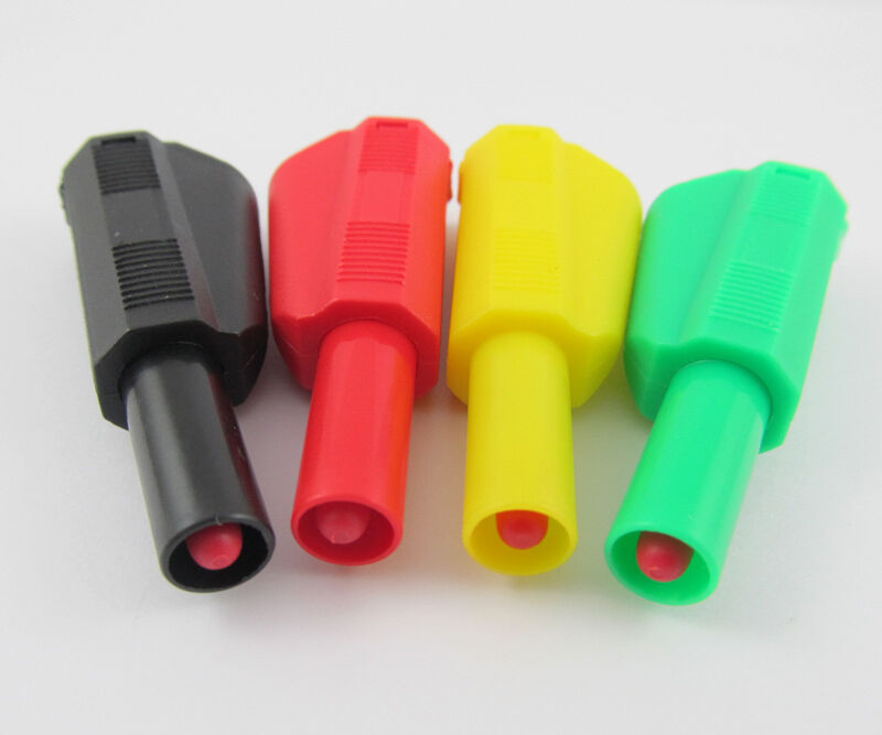 20pcs High Quality Full Seal Insulated Stackable 4mm Banana Plug Female 4 Colors