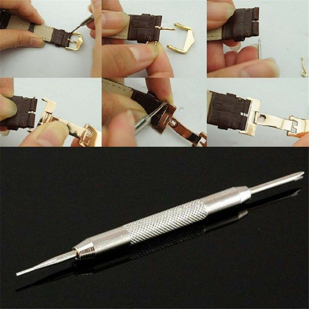 2xWatch Band Spring Bars Strap Link Pins Remover Repair Kit Tool