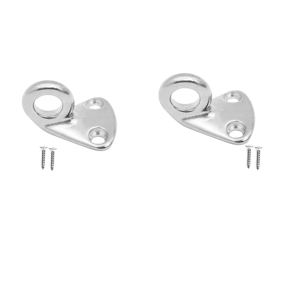 Set of 2 Stainless Steel Clothing Hat Hook Hanging Holder Marine Boat Yacht