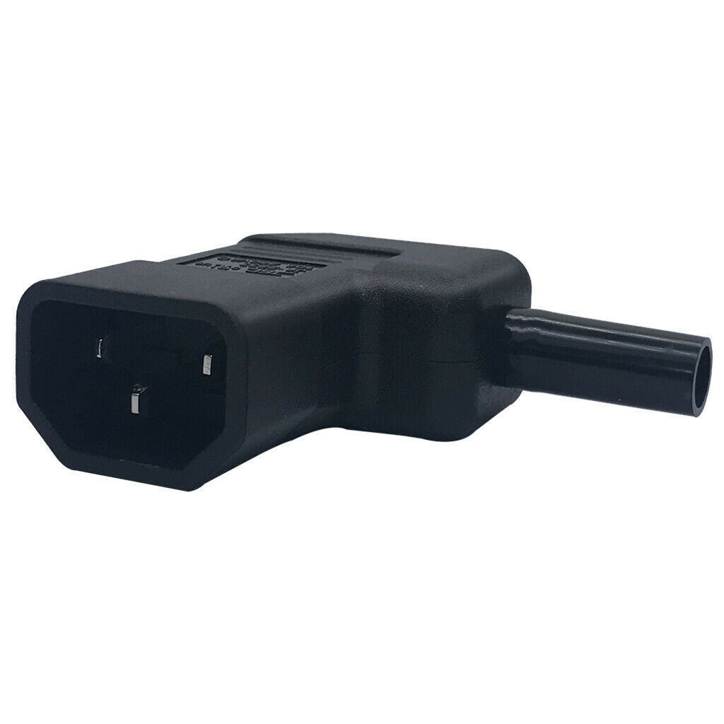 Female 90 degree AC Power Plug IEC 320 C14 Connector Detachable 250V 10A