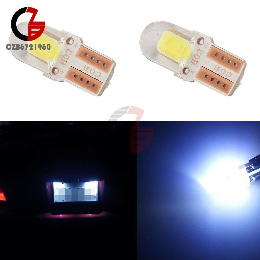 10PCS T10 Led Canbus W5W Led Dashboard Light Silicone Short Car LED Light