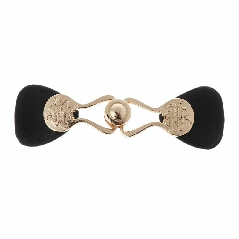 Leather Toggle Buttons Metal Closure Buckle For Purse Bags Coat Jacket Sweater