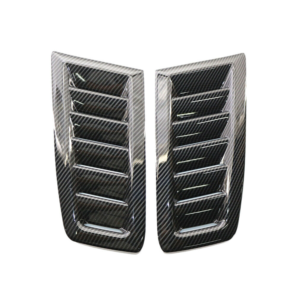 2pcs Hood Vent Louvers Bonnet Cover Accessory Compatible for Ford Focus RS